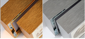 Aluminum frame papercut light box