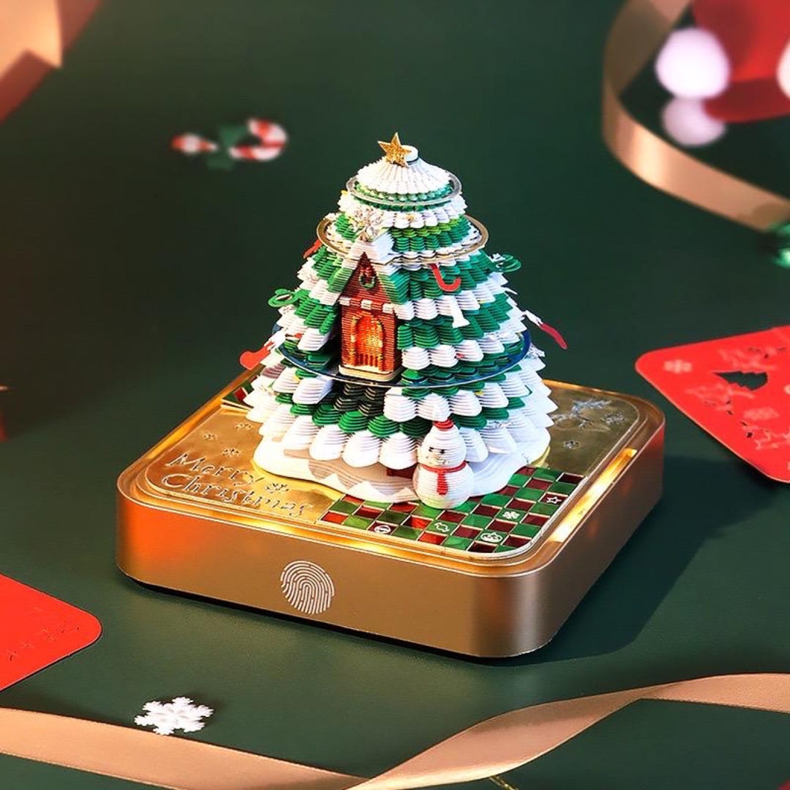 Christmas tree 3D memo pad