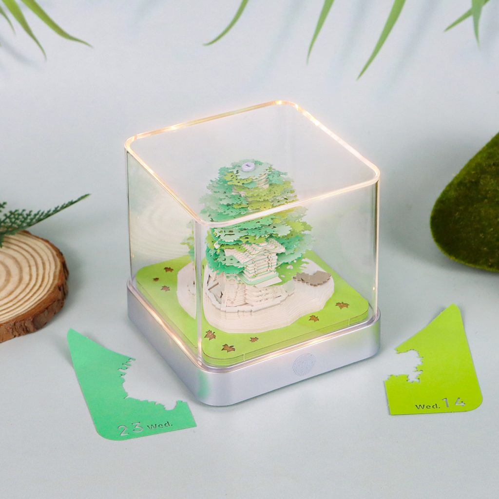 LED light cube 3D memo pad - a corporate gift idea