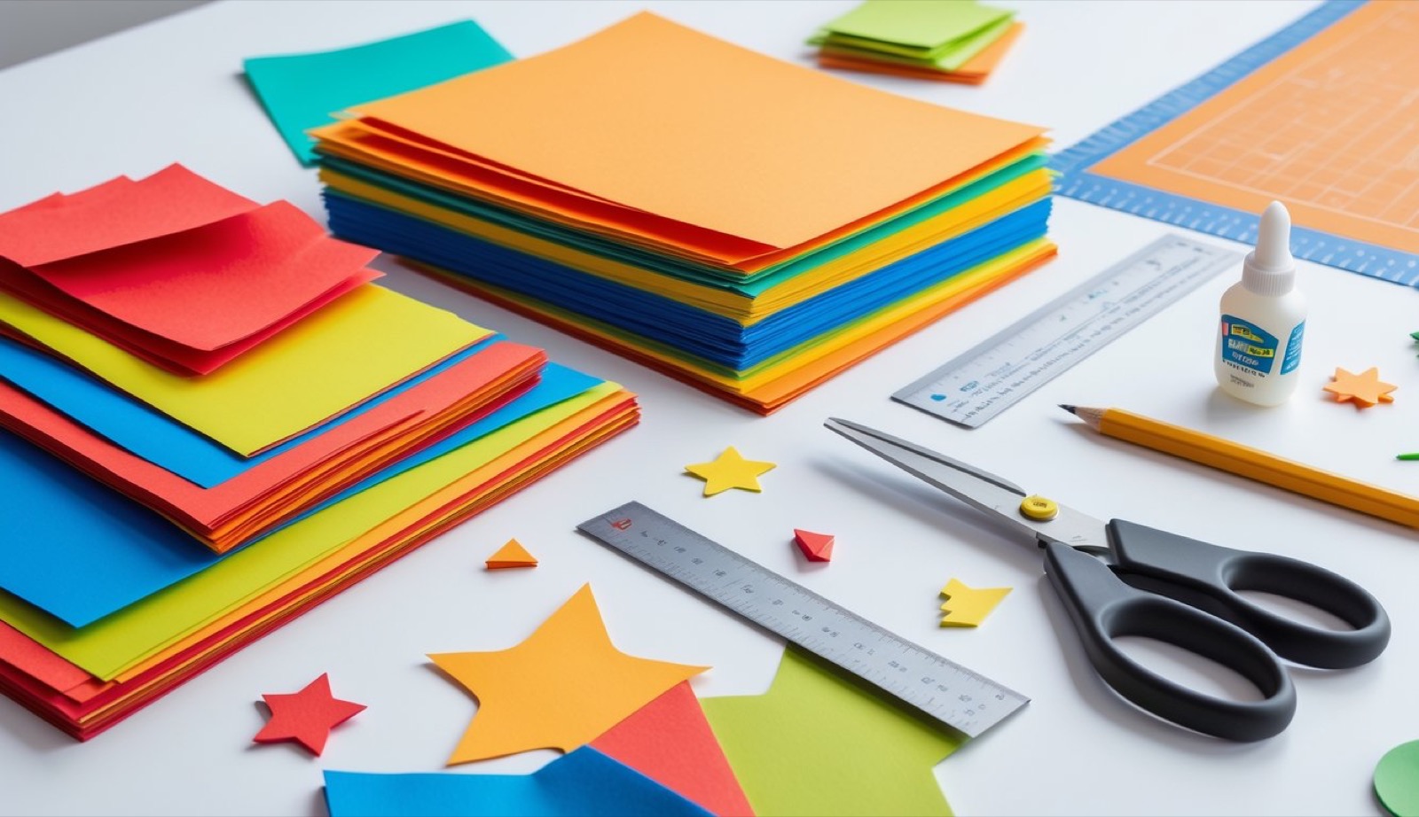 Choose paper materials and colors