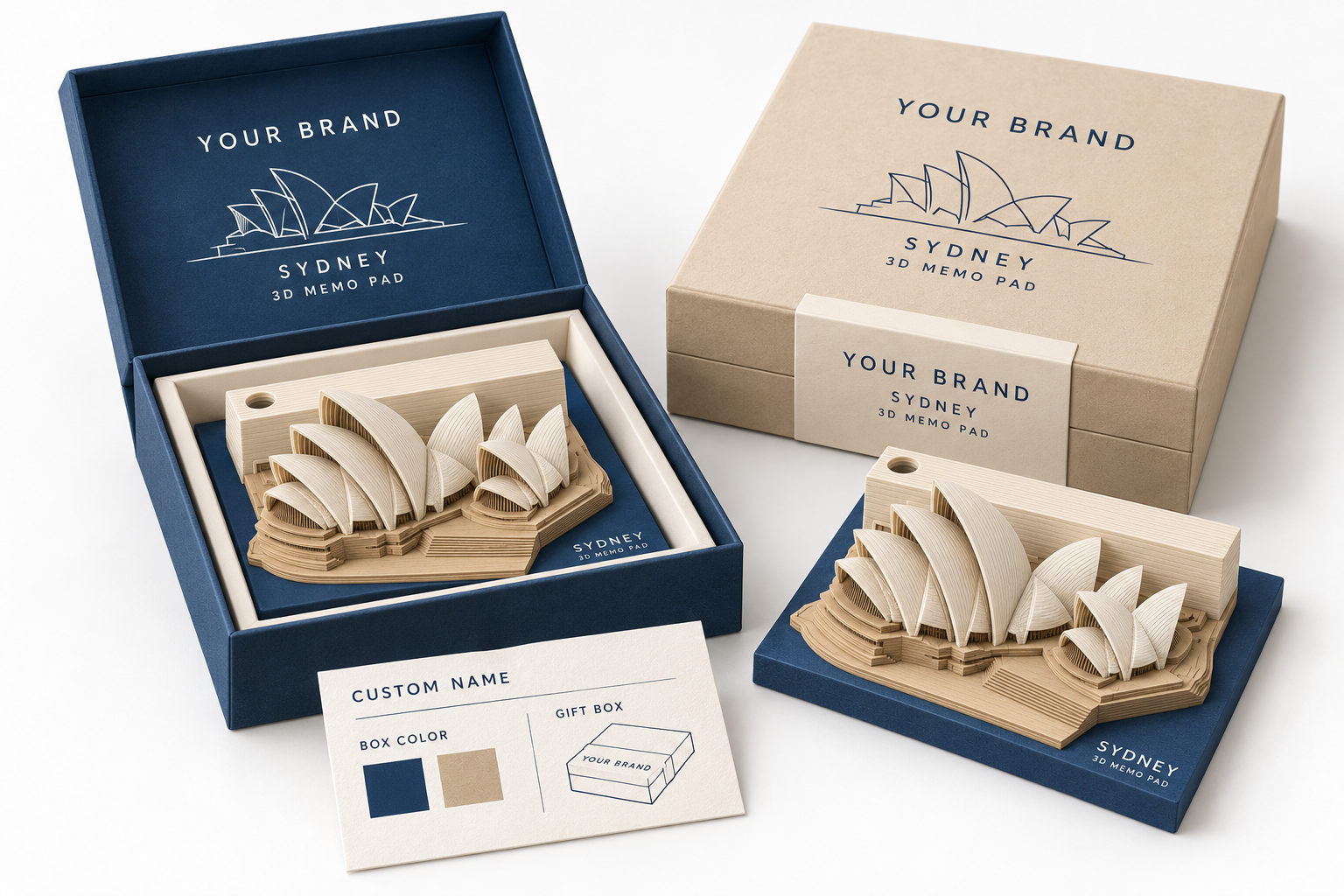 How to Customize a Landmark 3D Memo Pad: From City Landmark to Desk Sculpture